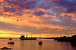 Atardecer en el puerto - Photo: Ricardo P�rez