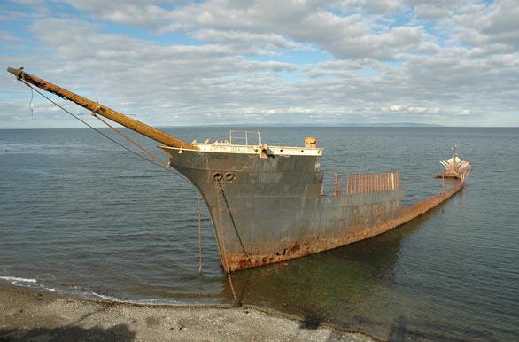 Casco de la Fragata Inglesa Lord Lonsdale - Punta Arenas