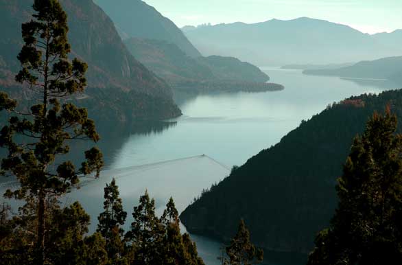 Vista del Lago Lacar - San Martn de los Andes