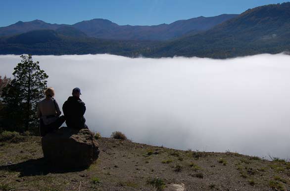 Sobre la niebla del lago - San Martn de los Andes