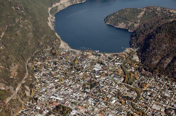 Vista area de la ciudad  - San Martn de los Andes