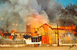El día que se quemo la vieja estación - Foto: Jorge González El día que se quemo la vieja estación - Foto: Jorge González