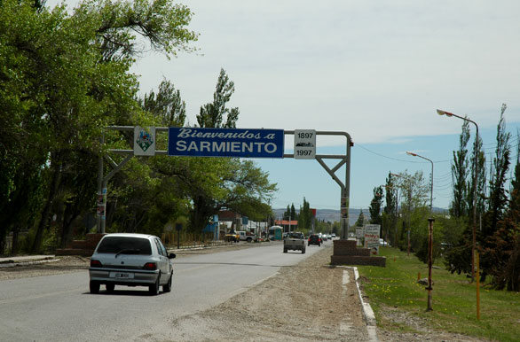 Portal de entrada a Sarmiento - Sarmiento