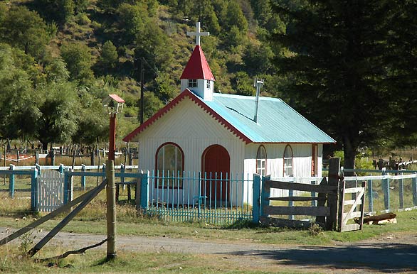 Iglesia campesina, sector Galletu - Temuco