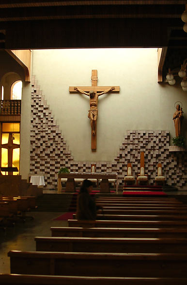 Interior de la catedral - Temuco