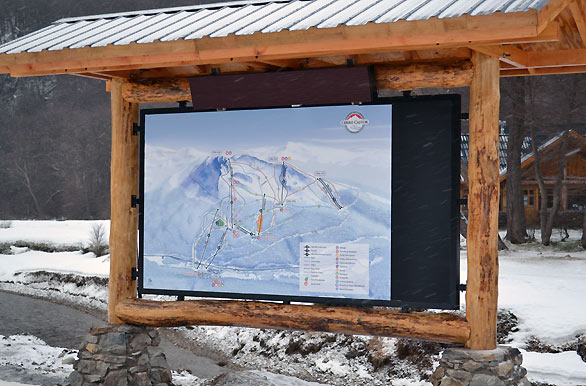 Mapa de pistas del Cerro Castor - Ushuaia