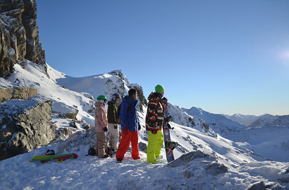 Riders on Mount Castor - Ushuaia