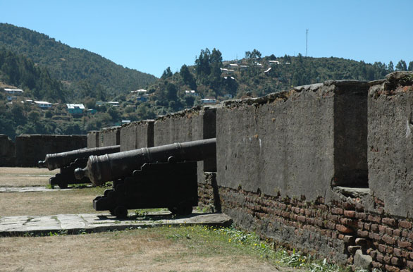 Los caones del Castillo de Corral - Valdivia