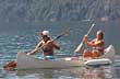 Canoe paddling in the Correntoso - Photo: Marcelo Sola Canoe paddling in the Correntoso - Photo: Marcelo Sola