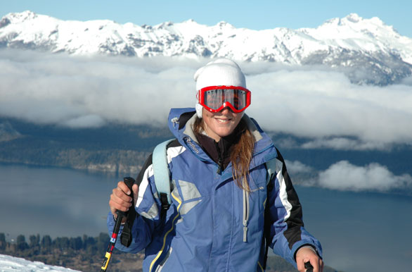 Integrante de la escuela de esqui, Cerro Bayo - Villa La Angostura