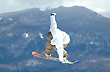 Snowboarding jump, Mount Bayo - Photo: Jorge González Snowboarding jump, Mount Bayo - Photo: Jorge González
