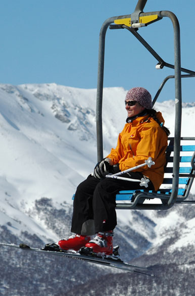 Expert skier, Mount Bayo - Villa La Angostura