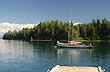 The quietness of the bay, Nahuel Huapi - Photo: Jorge Gonz�lez