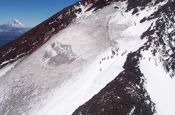 Ascenso al volcn - Villarrica