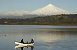 Lago y volc�n - Photo: Palmiro Bedeschi