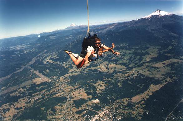 Salto en paracadas - Villarrica
