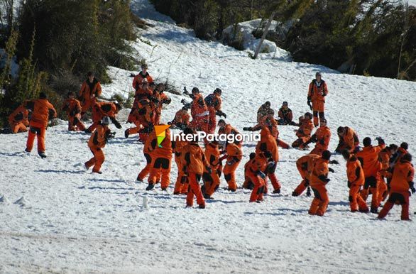 Students at Mount Catedral - San Carlos de Bariloche