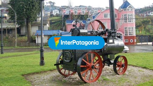 Antigua máquina a vapor