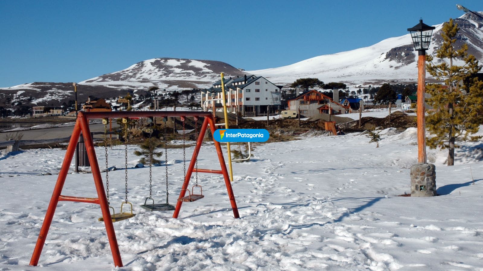 Plaza en invierno - Caviahue