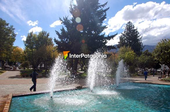 Fuente en la plaza - Coyhaique