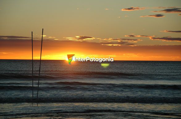 Amanecer en la playa - Comodoro Rivadavia