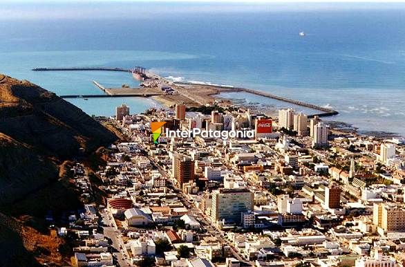 Vista de la ciudad y el puerto - Comodoro Rivadavia