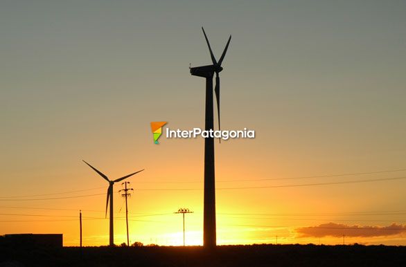 Atardecer en el Parque Elicos - Comodoro Rivadavia