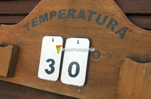 Temperatura del agua termal - Copahue