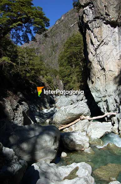 Postal azul - El Bolsn