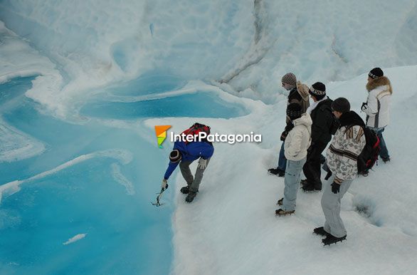 En el corazn del glaciar - El Calafate