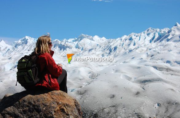 Frente al glaciar - El Calafate