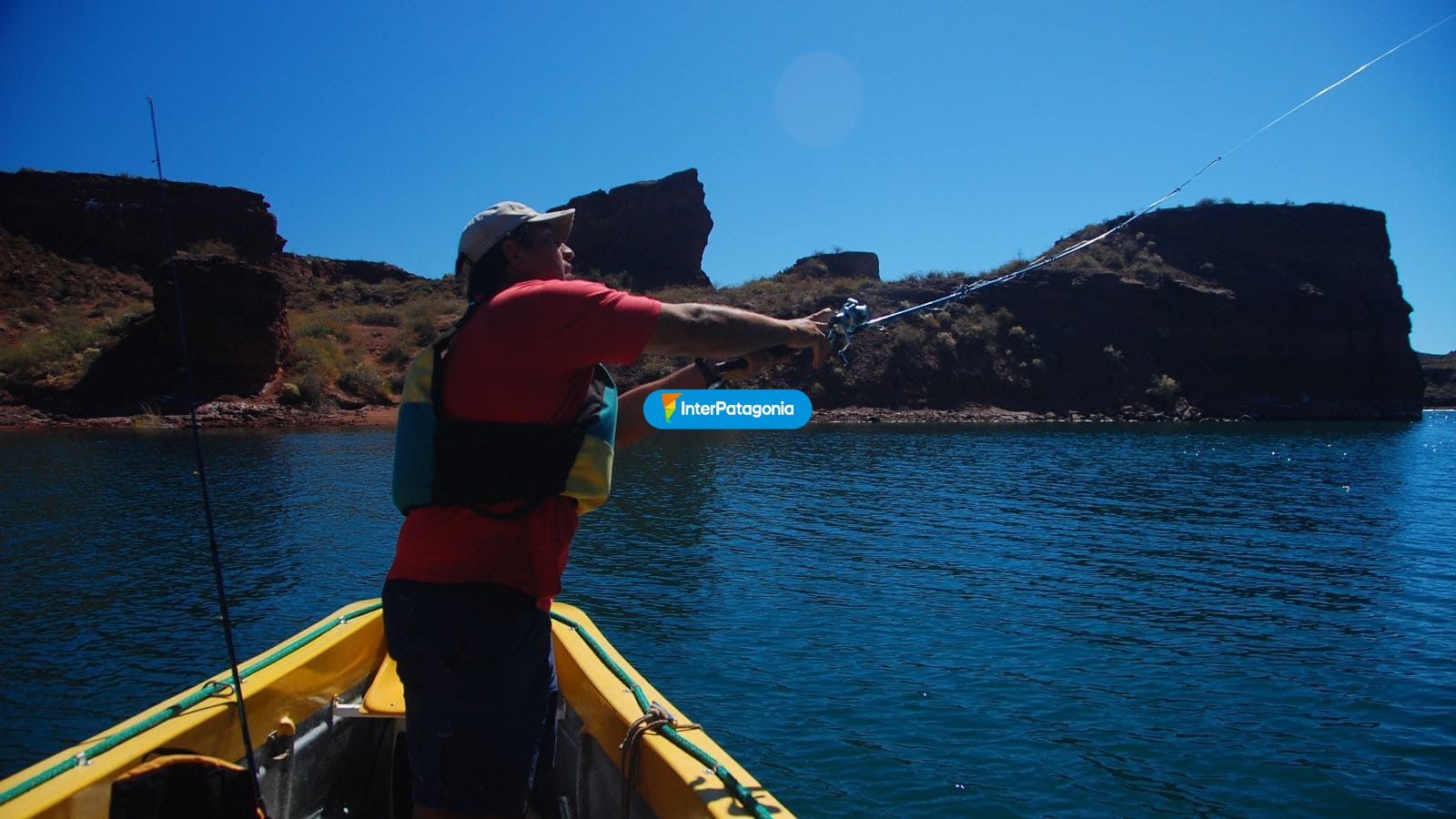 Pescando en el choc�n - Villa El Choc�n
