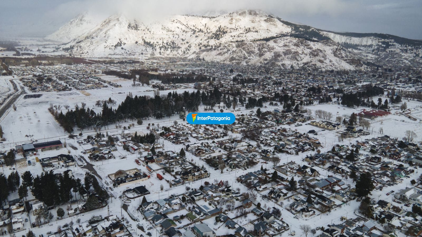 Esquel en invierno a�rea - Esquel