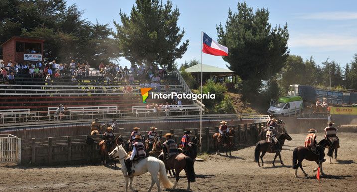 Rodeo en la medialuna de Frutillar - Frutillar