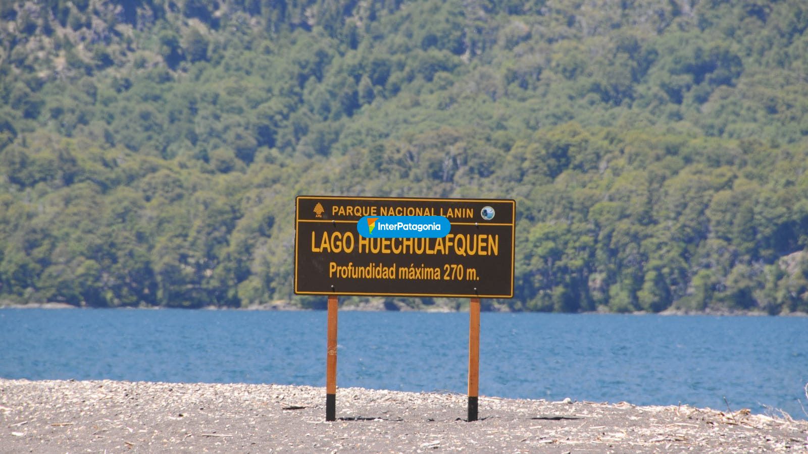 Cartel Lago Huechulafquen - Jun�n de los Andes