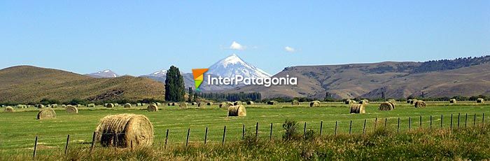 Panormica con el Volcn Lann - Junn de los Andes