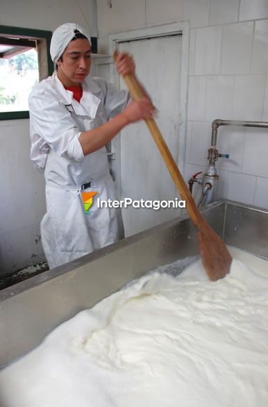 Making the cheese - La Junta