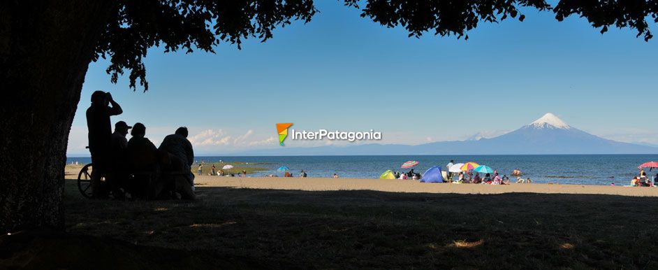 Postal del lago Llanquihue - Llanquihue