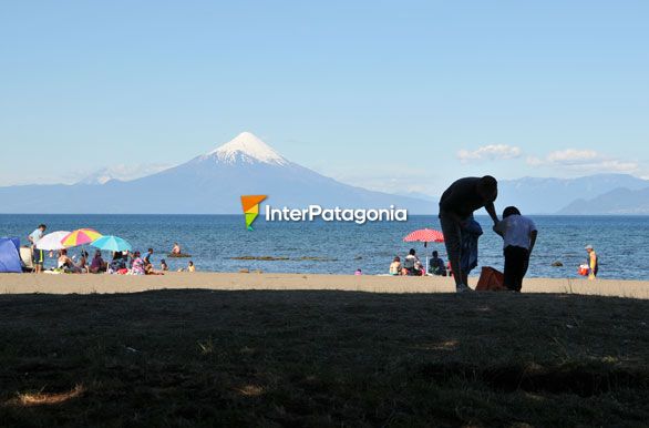 La playa, el volcn, Llanquihue - Llanquihue