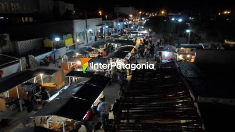 Vista de la feria de las grutas