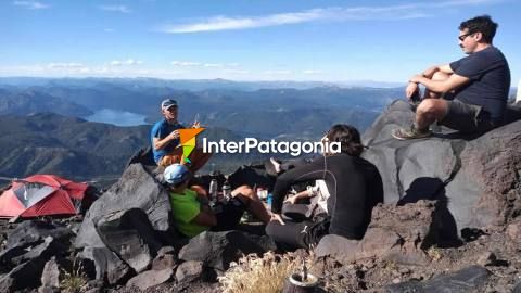 El desafío de ascender al volcán Lanín