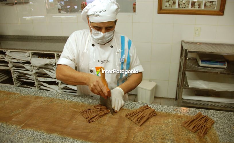 The bark-like sticks began to take shape