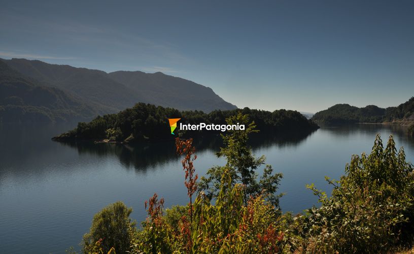 The freezing cold, crystal clear waters in southern Chile