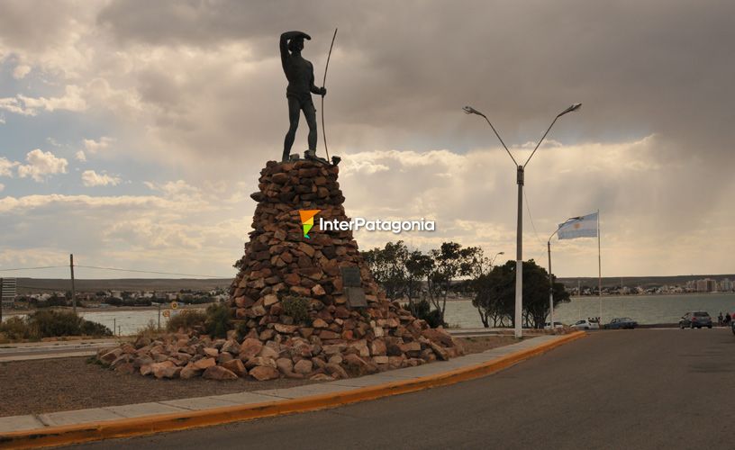 El monumento al Indio Tehuelche