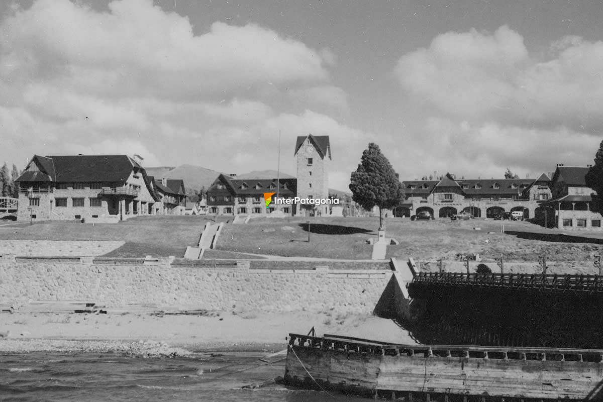 Bariloche and its lake, old photo