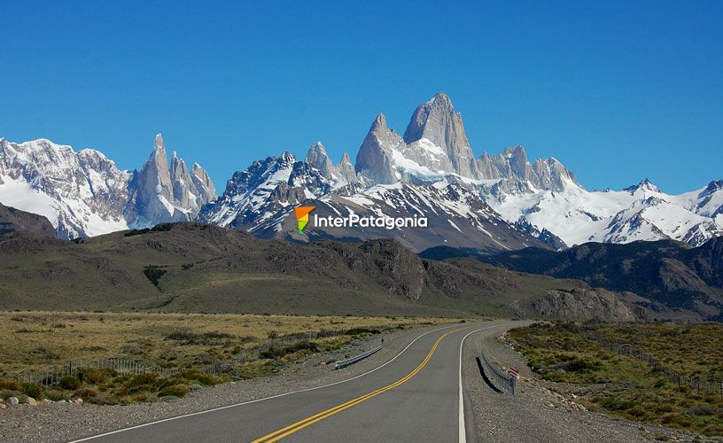 Camino al El Chaltén y sus imponente vista