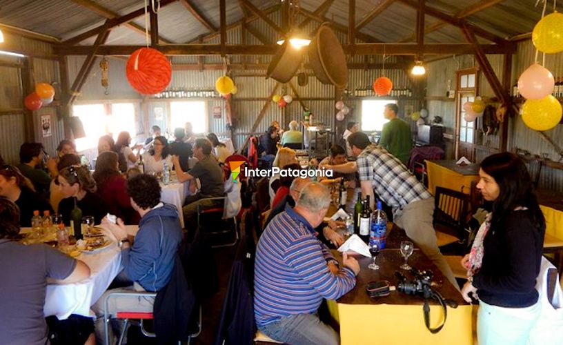 Creole traditional barbecue grill in a warm atmosphere