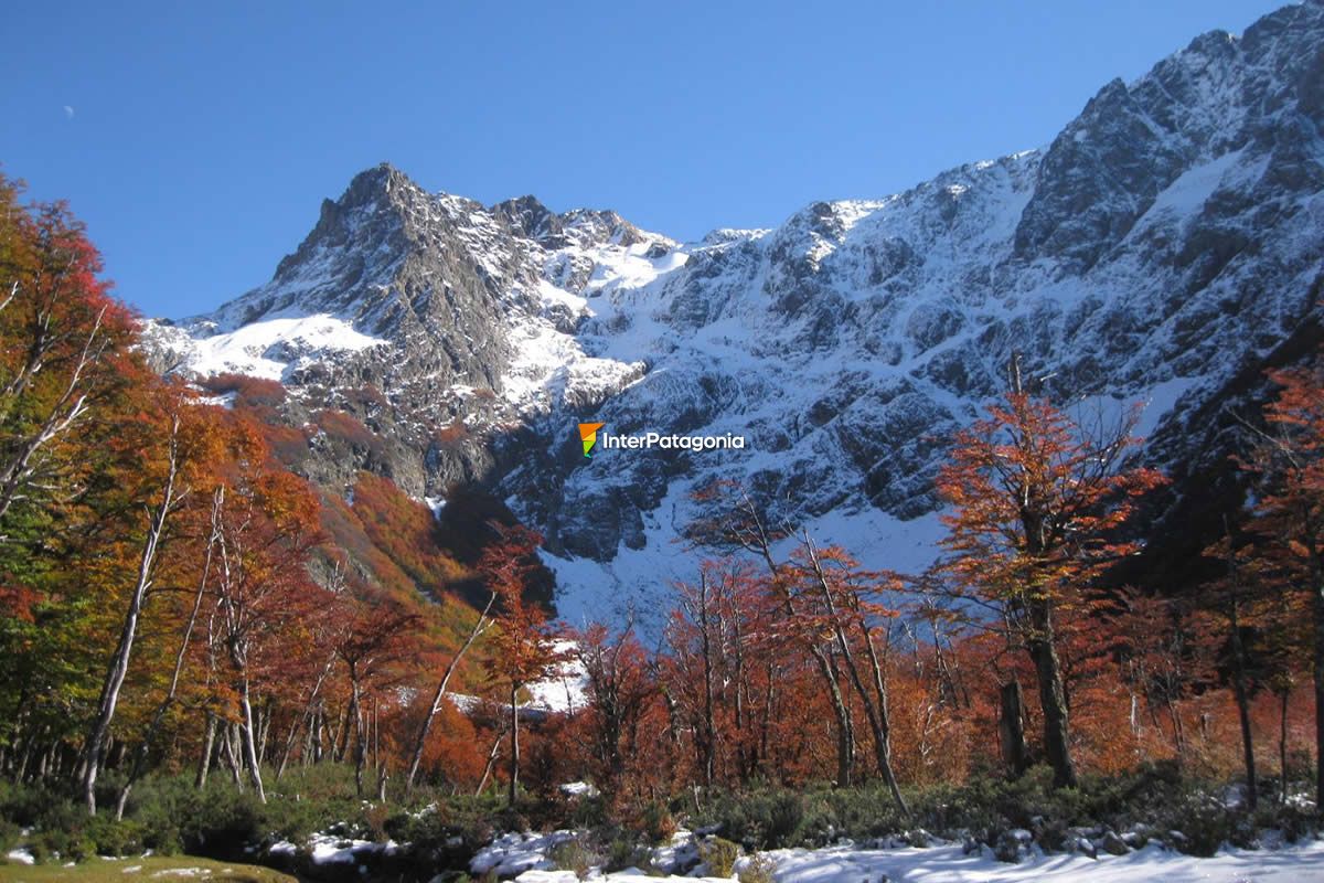 The Blue Ice massif in autumn