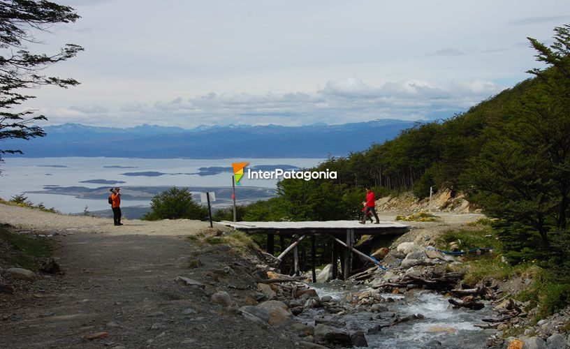 El sendero es ancho y seguro