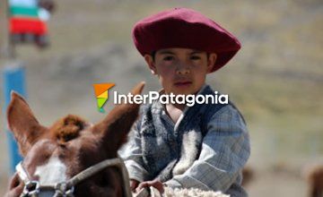 An Open Gate into a Mapuche Rodeo Show 